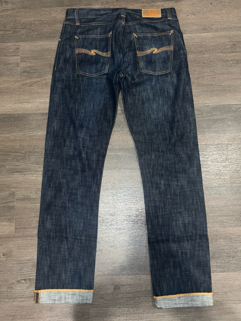 Nudie Sharp Bangst Anniversary wash 100% Cotton selvedge jeans